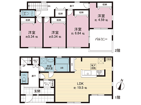 新築戸建 横浜市金沢区釜利谷西４丁目 京急本線金沢文庫駅 6,680万円
