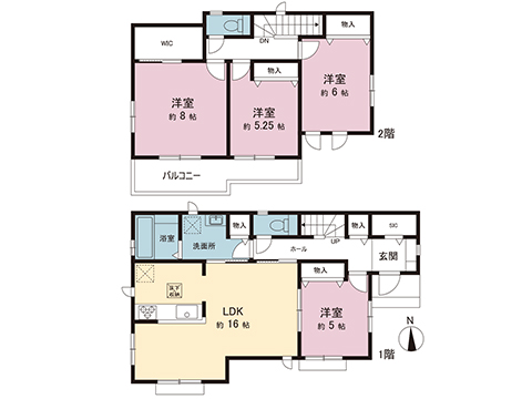 新築戸建 横浜市栄区桂台南２丁目 JR根岸線港南台駅 5,490万円