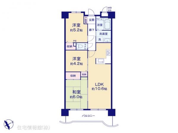 中古マンション 東京都江戸川区松江５丁目18-7 都営新宿線船堀駅 5,399万円