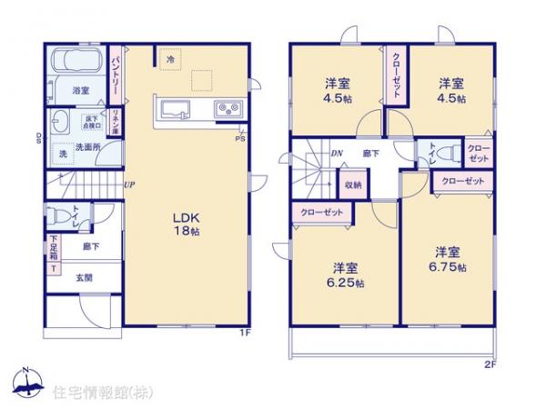 新築戸建 神奈川県相模原市南区磯部1975-1 JR相模線相武台下駅 3,180万円