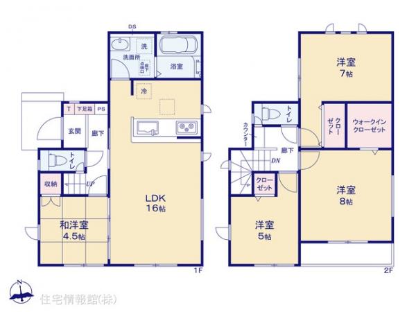 新築戸建 神奈川県相模原市南区磯部1975-1 JR相模線相武台下駅 3,080万円