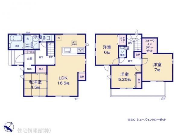 新築戸建 千葉県船橋市大穴北４丁目22 京成松戸線三咲駅 3,090万円