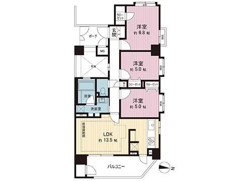 中古マンション 府中市美好町２丁目 JR南武線分倍河原駅 4,780万円