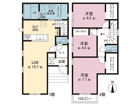 新築戸建 我孫子市青山台２丁目 JR成田線東我孫子駅 3,199万円