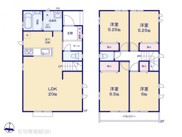 新築戸建 埼玉県新座市栄３丁目10-7 西武池袋線大泉学園駅 4,890万円