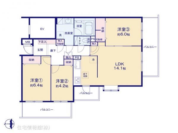 中古マンション 東京都江戸川区本一色１丁目5-6 JR総武本線新小岩駅 5,980万円