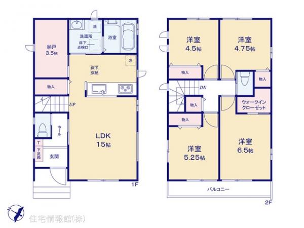 新築戸建 千葉県千葉市稲毛区宮野木町1752-2 JR総武本線稲毛駅 3,490万円