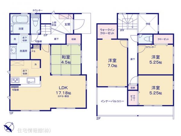 新築戸建 神奈川県大和市福田1305-5 小田急江ノ島線高座渋谷駅 4,880万円