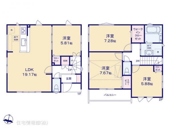 新築戸建 埼玉県さいたま市南区文蔵５丁目6-7 JR京浜東北線蕨駅 5,280万円