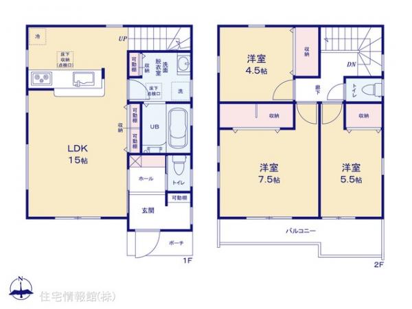 新築戸建 東京都八王子市散田町２丁目24-4 JR中央線西八王子駅 4,090万円