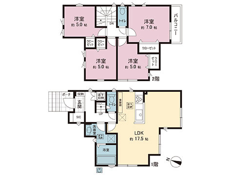 新築戸建 柏市松ケ崎 千代田常磐線柏駅 4,180万円