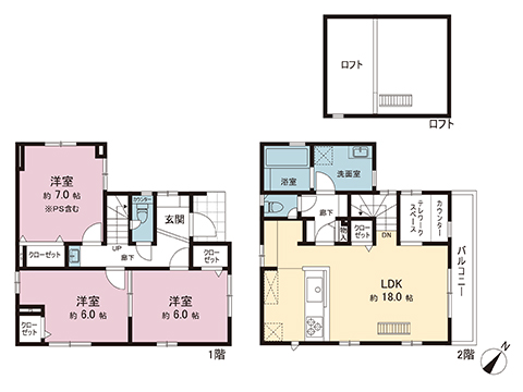新築戸建 東京都足立区古千谷本町３丁目 日暮里・舎人ライナー見沼代親水公園駅 4,780万円