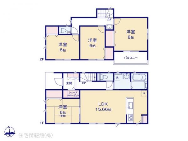 新築戸建 千葉県船橋市二和西５丁目110-1 京成松戸線二和向台駅 3,990万円