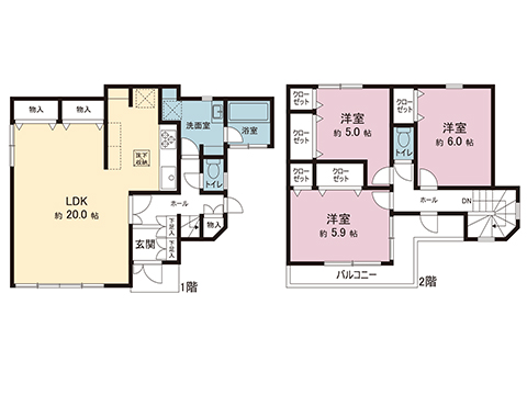 中古戸建 横浜市港南区大久保３丁目 横浜市営地下鉄ブルーライン上大岡駅 4,999万円