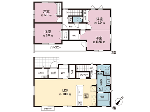 新築戸建 蓮田市椿山２丁目 JR東北本線 (宇都宮線）蓮田駅 4,390万円