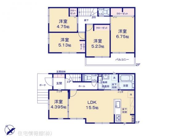 新築戸建 埼玉県さいたま市南区大字広ヶ谷戸555-3 JR東北本線（宇都宮線）浦和駅 4,790万円