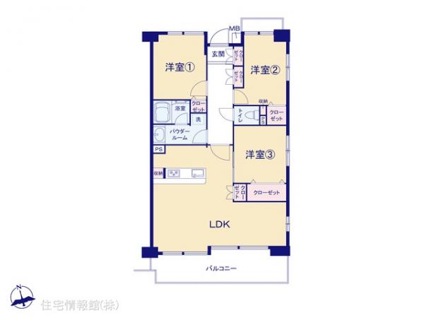 中古マンション 神奈川県横浜市青葉区みたけ台22-50 東急田園都市線青葉台駅 3,390万円