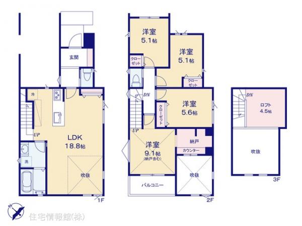 新築戸建 神奈川県鎌倉市津676-5 湘南モノレール西鎌倉駅 5,580万円