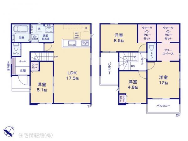 新築戸建 千葉県白井市冨士17-31 北総鉄道西白井駅 3,498万円
