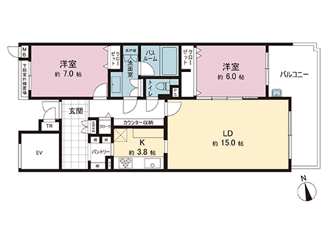 中古マンション 茅ヶ崎市東海岸南６丁目 JR東海道本線(東京〜熱海)茅ヶ崎駅 5,290万円