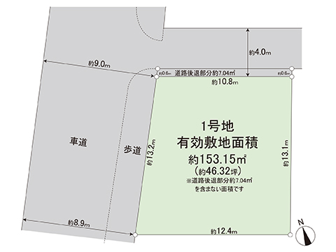土地 宇都宮市双葉２丁目 東武宇都宮線江曽島駅 1,940万円