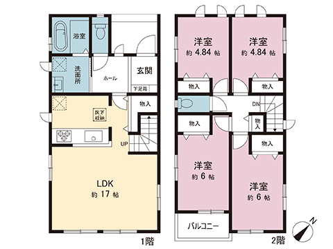新築戸建 町田市本町田（住居表示未確定） 小田急線玉川学園前駅 4,790万円