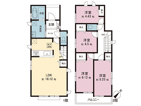 新築戸建 町田市本町田（住居表示未確定） 小田急線玉川学園前駅 4,690万円