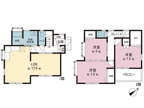 中古戸建 町田市本町田 小田急線玉川学園前駅 2,480万円