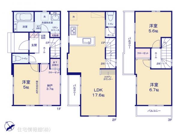 新築戸建 千葉県船橋市前原西６丁目6-30 京成松戸線前原駅 4,399万円