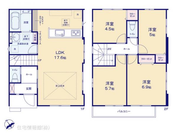 新築戸建 千葉県船橋市前原西６丁目6-30 京成松戸線前原駅 5,599万円