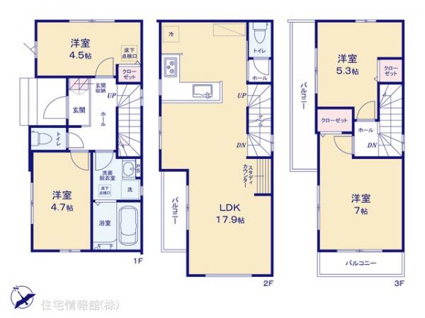 新築戸建 千葉県船橋市前原西６丁目6-30 京成松戸線前原駅 4,399万円