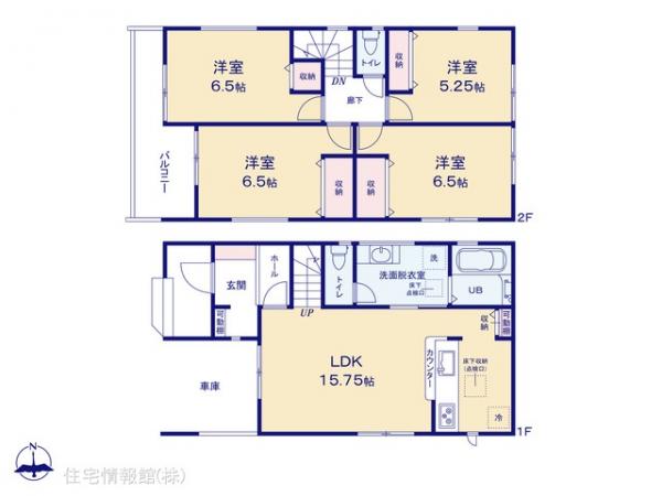 新築戸建 埼玉県草加市八幡町700-9 東武伊勢崎線新田駅 3,890万円