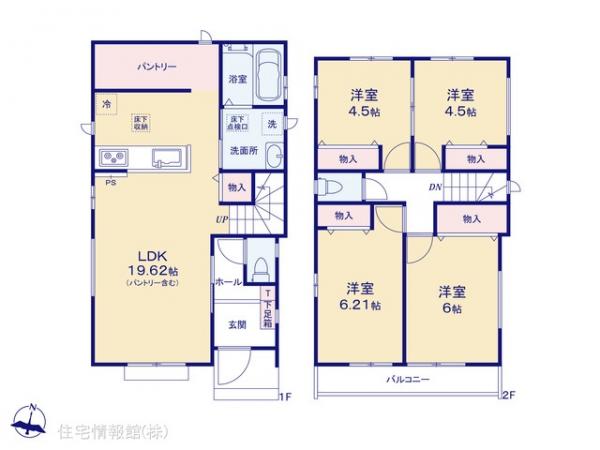 新築戸建 埼玉県吉川市道庭１丁目14-17 JR武蔵野線吉川駅 4,090万円