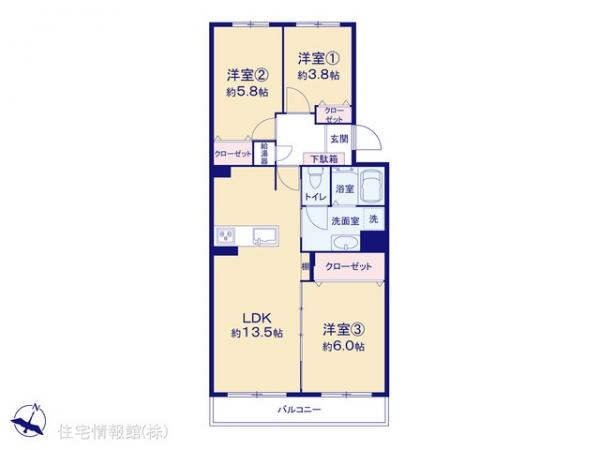 中古マンション 神奈川県相模原市南区東林間１丁目19-2 小田急江ノ島線東林間駅 2,390万円