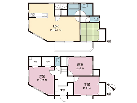 新築戸建 柏市あけぼの３丁目 千代田常磐線柏駅 4,980万円
