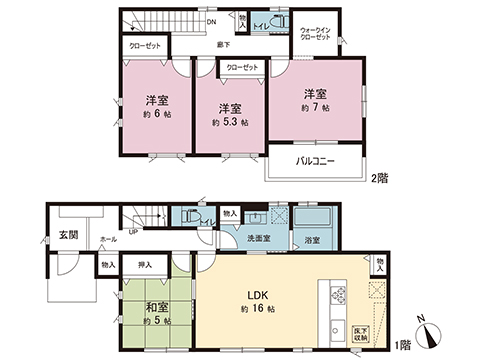 新築戸建 宇都宮市江曽島町 東武宇都宮線江曽島駅 3,280万円