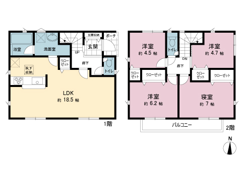 新築戸建 秦野市新町（住居表示未確定） 小田急線秦野駅 2,880万円