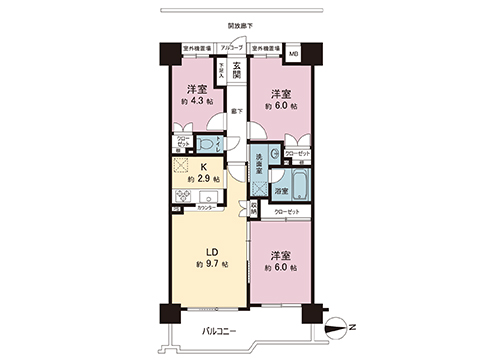 中古マンション 八王子市寺町 JR中央線八王子駅 4,498万円