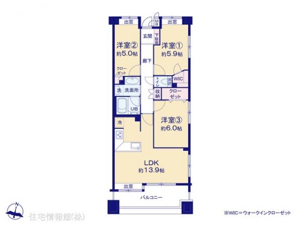 中古マンション 千葉県松戸市五香１丁目2-11 京成松戸線五香駅 3,480万円