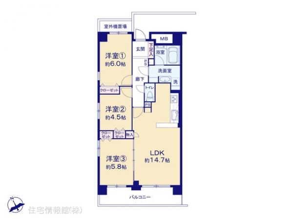 中古マンション 千葉県市川市市川２丁目1-1 JR総武本線市川駅 6,490万円
