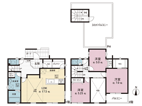 新築戸建 西多摩郡瑞穂町大字箱根ケ崎 JR八高線（八王子〜高麗川）箱根ヶ崎駅 4,980万円