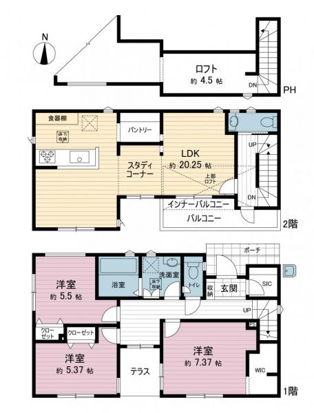 新築戸建 西多摩郡瑞穂町大字箱根ケ崎 JR八高線（八王子〜高麗川）箱根ヶ崎駅 4,680万円