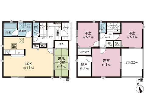新築戸建 宇都宮市川田町 東武宇都宮線南宇都宮駅 3,190万円