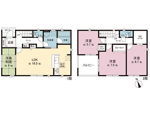 新築戸建 宇都宮市川田町 東武宇都宮線南宇都宮駅 2,590万円