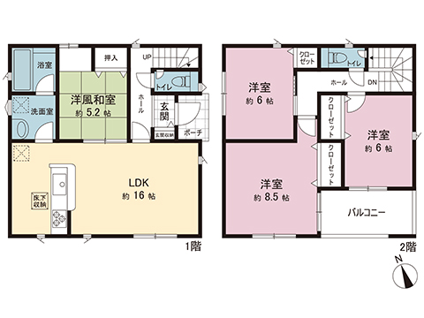 新築戸建 宇都宮市川田町 東武宇都宮線南宇都宮駅 3,190万円