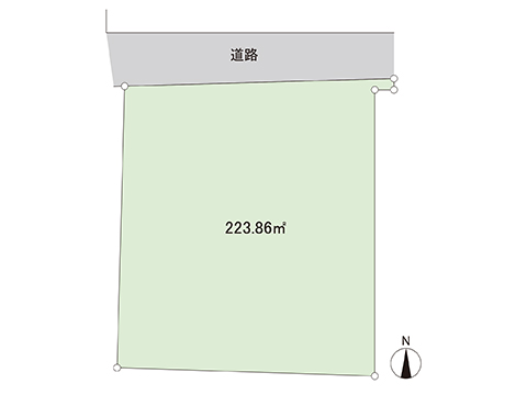 土地 宇都宮市鶴田町 JR日光線鶴田駅 1,400万円