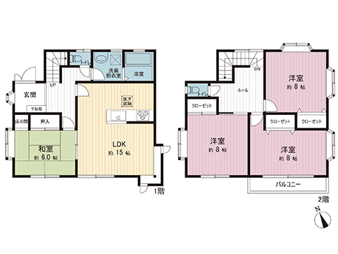 中古戸建 宇都宮市上野町 JR東北本線 (宇都宮線）岡本駅 1,999万円