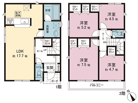 新築戸建 伊勢原市下糟屋 小田急線伊勢原駅 3,280万円