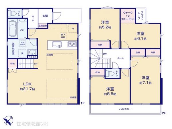 新築戸建 千葉県流山市東初石１丁目169-15 東武野田線初石駅 5,199万円