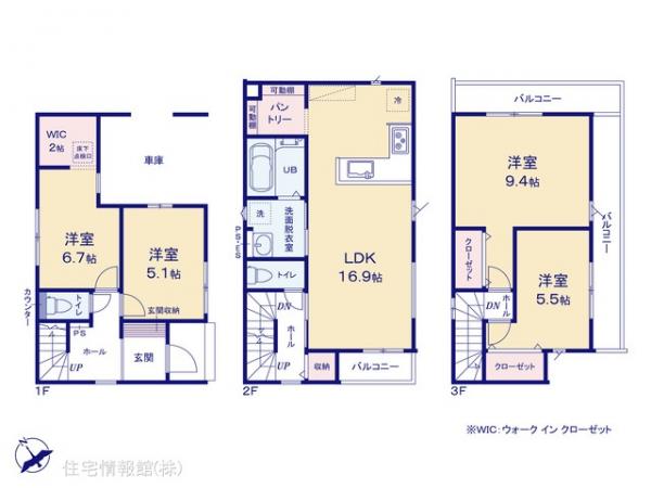 新築戸建 千葉県船橋市前原西６丁目6 京成松戸線前原駅 5,299万円